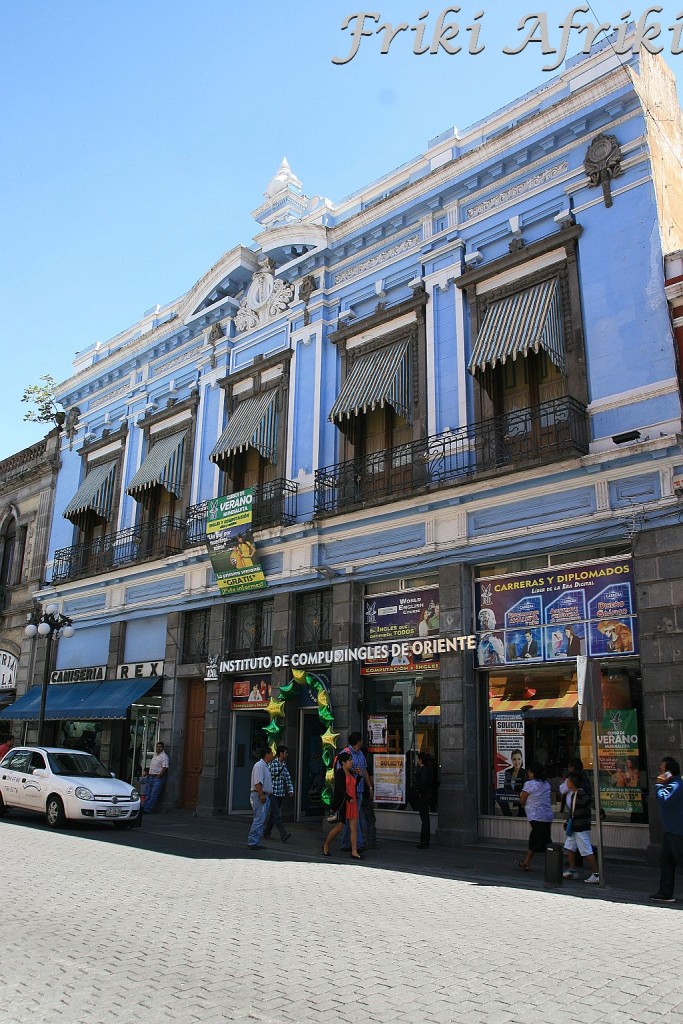 Niektóre domy w Puebli mają paryski szyk