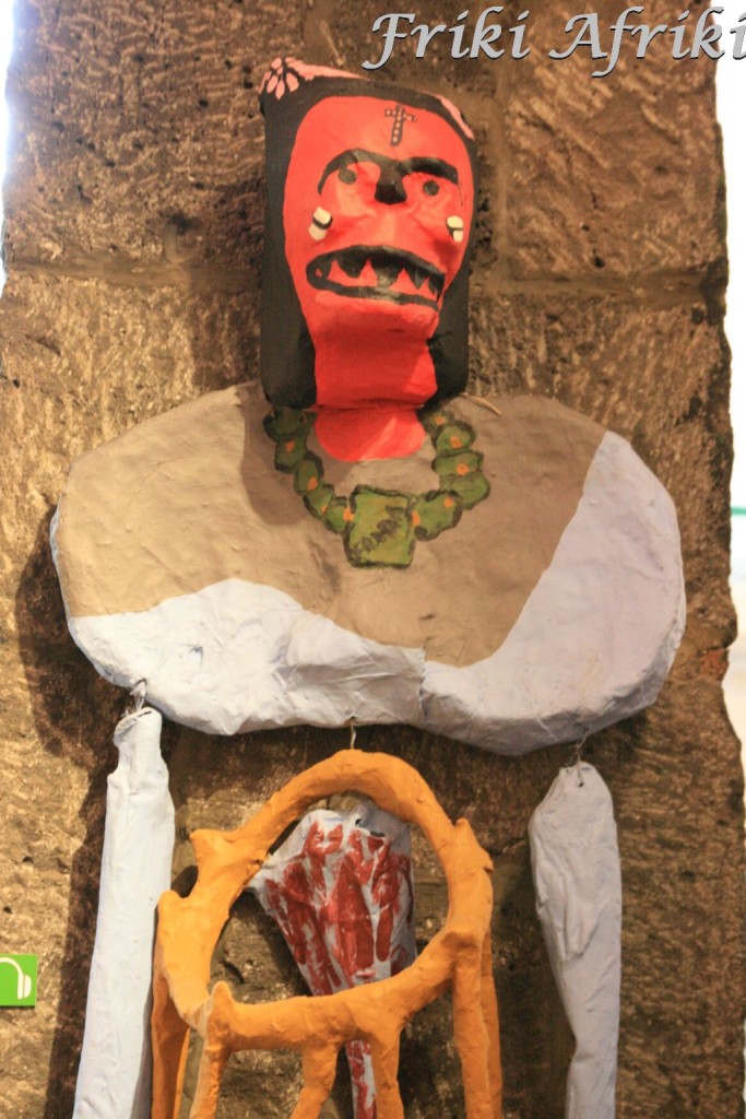 Jedna z wielu figur w Casa Azul