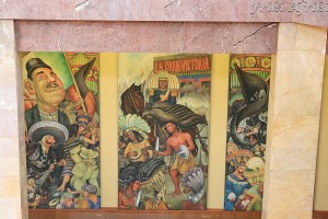 Murale w Palacio del Belles Artes