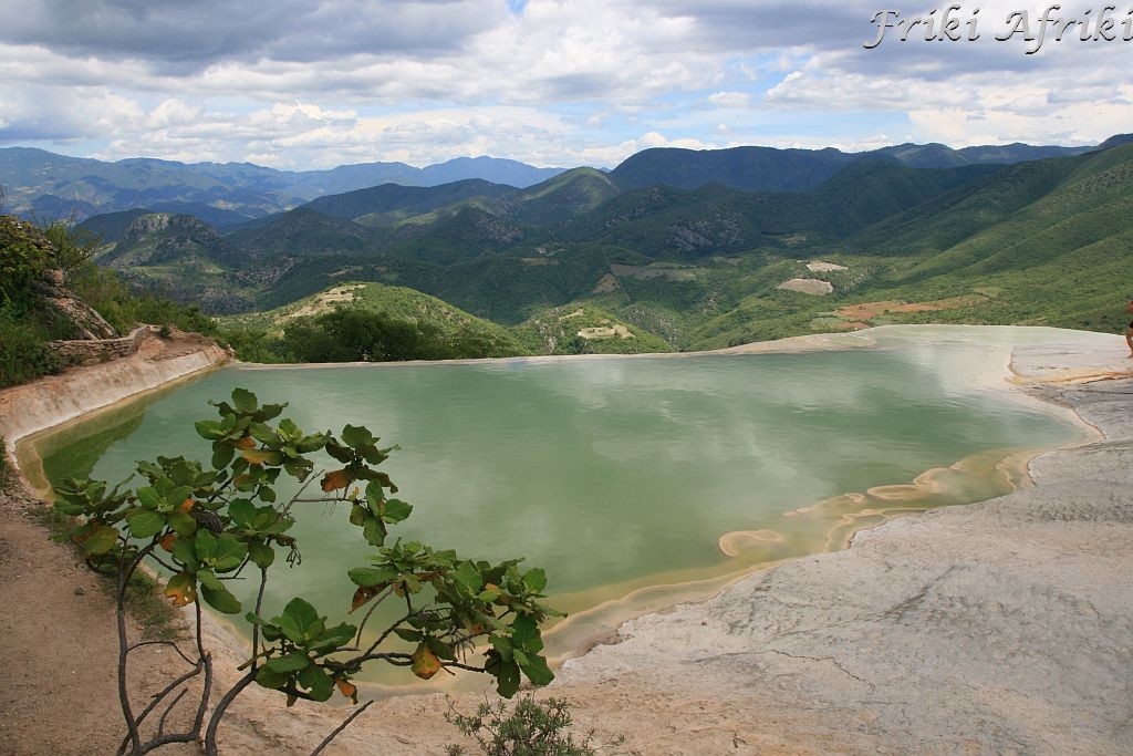 W Hierve el Agua - widok na góry