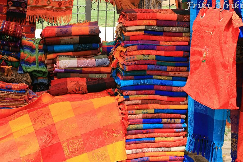 kolorowe tekstylia to domena stanu Chiapas