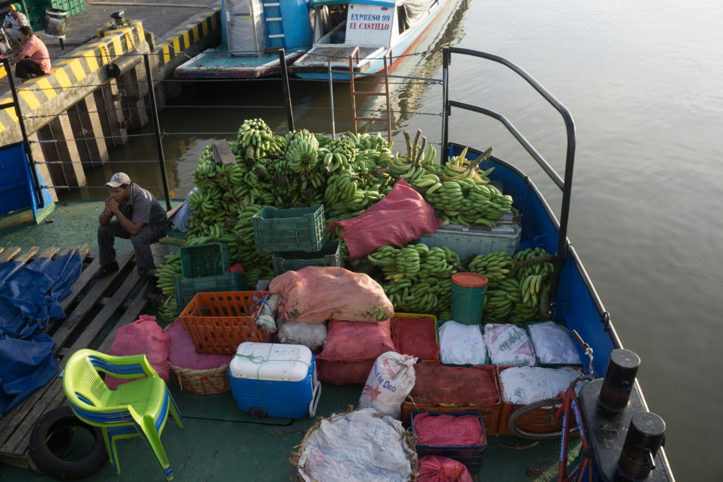 Nasz statek dopłynął nad ranem do San Carlos
