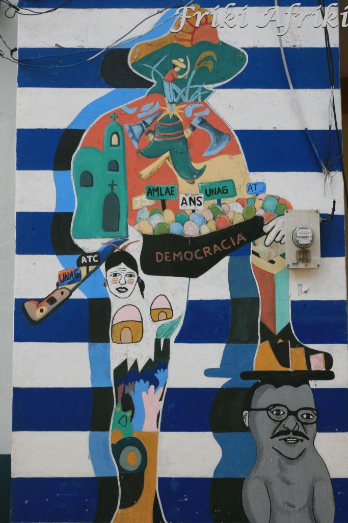 Murale na ulicach Leon