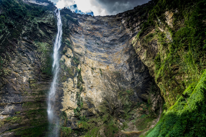 Dolna kaskada Wodospadu Gocta ma 540 metrów, całość 771 metrów